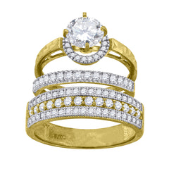 10kt Two-Tone Gold Mens Diamond-Cut Textured Initial Letter O Band Ring