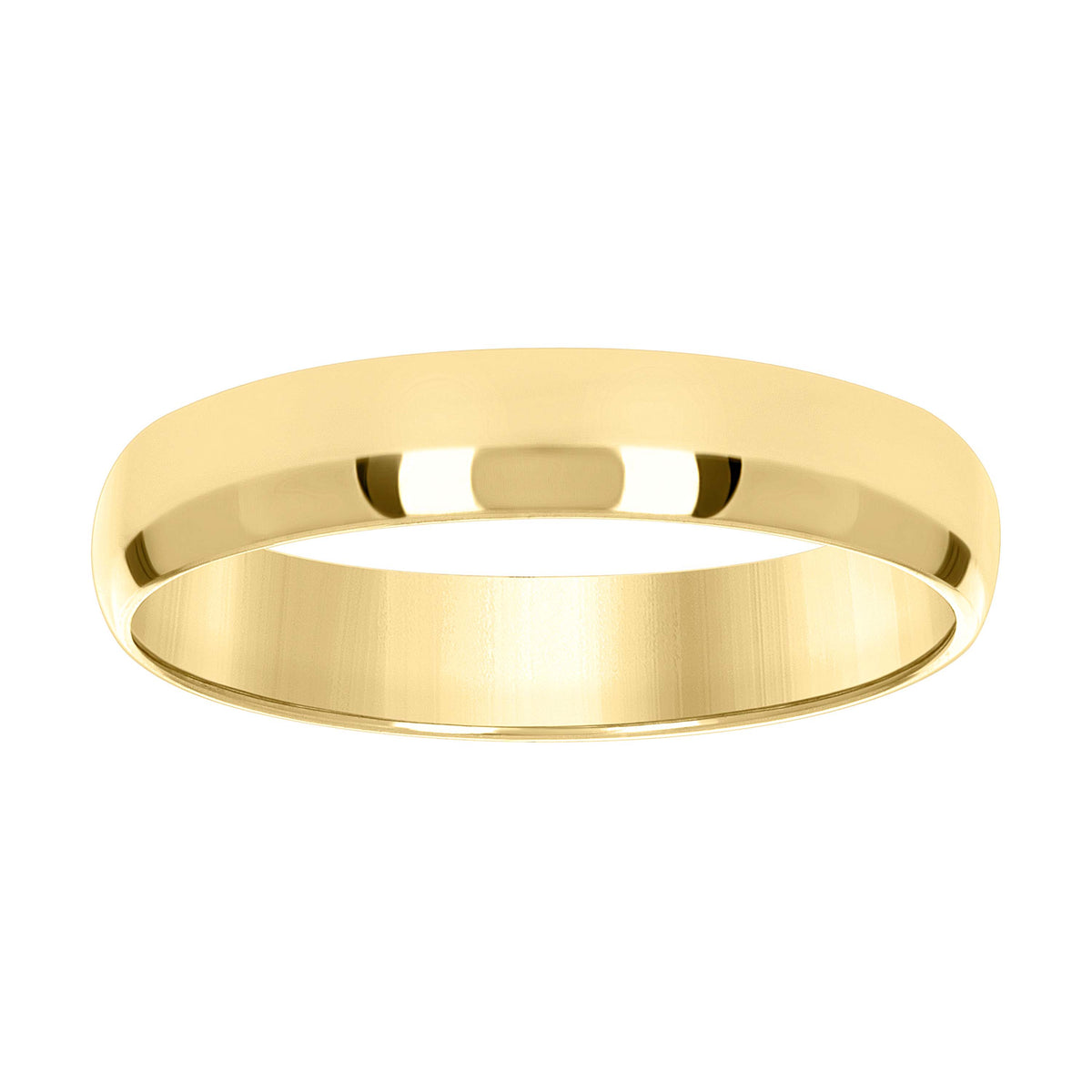 14Kt Yellow Gold Unisex Dome Polished Comfort-Fit 5Mm-Size 14 Wedding Engagement Band Ring