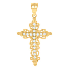 10kt Two-Tone Gold Unisex Textured Jesus Face Religious Charm Pendant