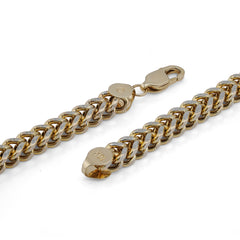 5.5MM 10k Yellow Gold Diamond Cut Franco Chain 26" Mens Womens Chain 36.9gm Necklace