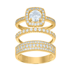 10kt Two-Tone Gold Mens Diamond-Cut Textured Initial Letter R Band Ring