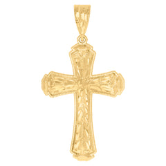 10kt Yellow Gold Mens Dollar Sign Currency Charm Pendant