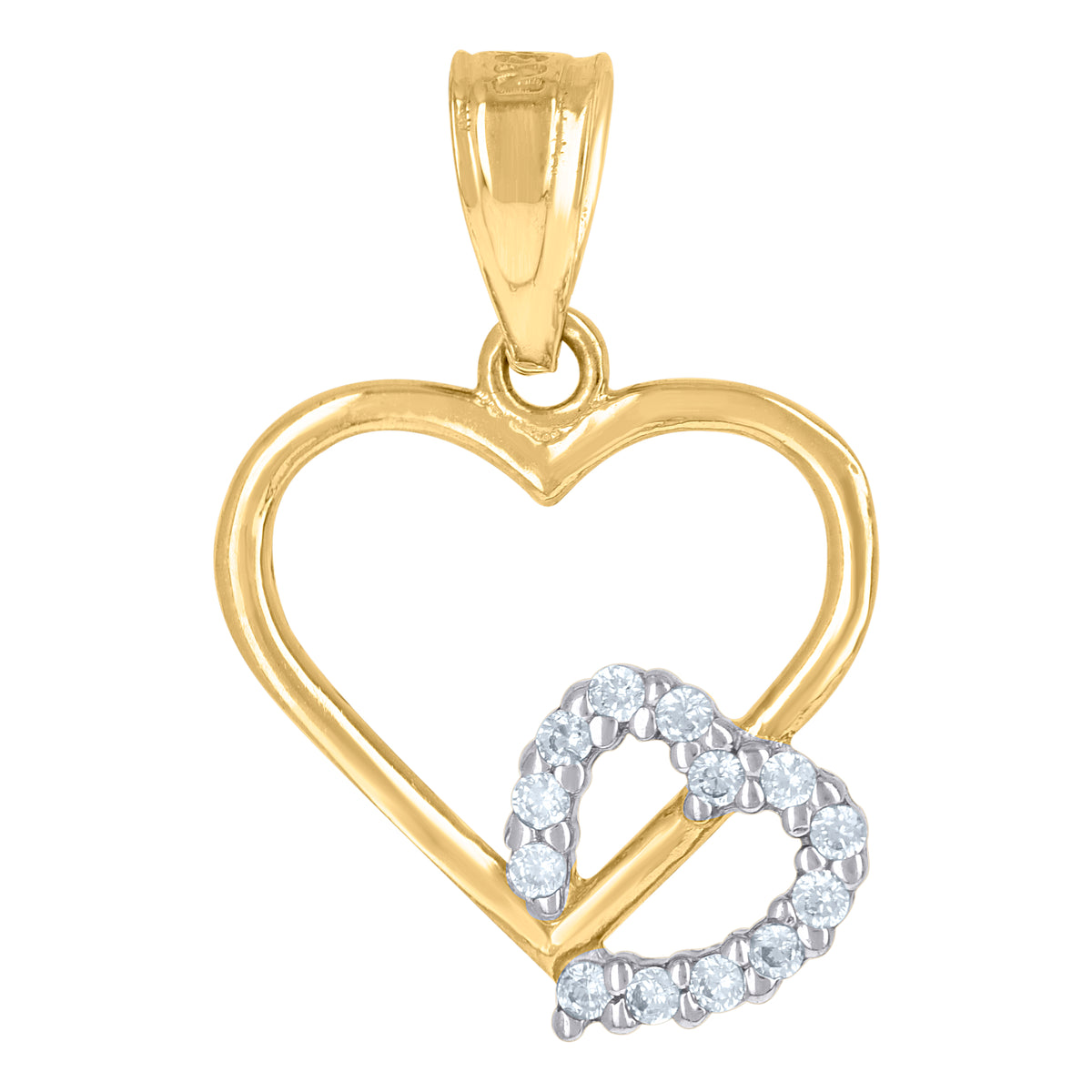 10kt Yellow Gold Mens St. Jude Religious Charm Pendant