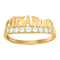 10kt Two-Tone Gold Mens Diamond-Cut Textured Initial Letter A Band Ring