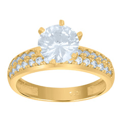 10kt Two-Tone Gold Mens Allah Religious Ring Size 7