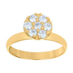 10kt Two-Tone Diamond-Cut Gold Mens Religious Allah Pendant