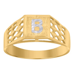 10kt Gold Two-Tone Diamond-Cut Textured Mens Jesus Religious Charm Pendant