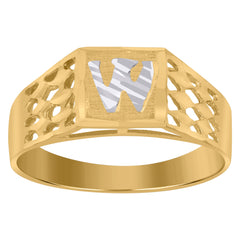 10kt Gold Two-Tone Textured Mens Masonic Religious Charm Pendant