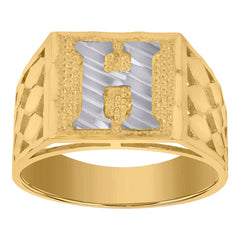10kt Gold Two-Tone Diamond-Cut Mens Jesus Carrying Cross Religious Charm Pendant