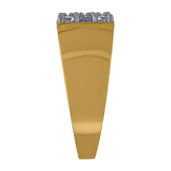 10kt Two-tone Gold Mens Guadalupe Religious Charm Pendant