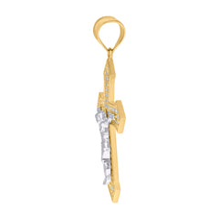 10kt Yellow Gold Mens Nugget Fashion Ring