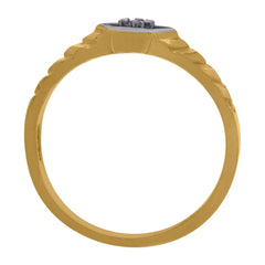 10kt Tri-Color Gold Womens Diamond-Cut Fashion Link Bracelet Size 7.5 Inches