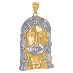 10kt Yellow Gold Mens Fashion Marijuana Leaf Charm Pendant