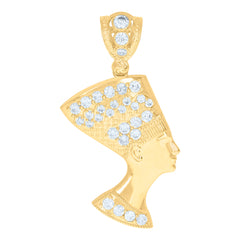 10kt Yellow Gold Mens Diamond-Cut Textured Rifle Gun Charm Pendant