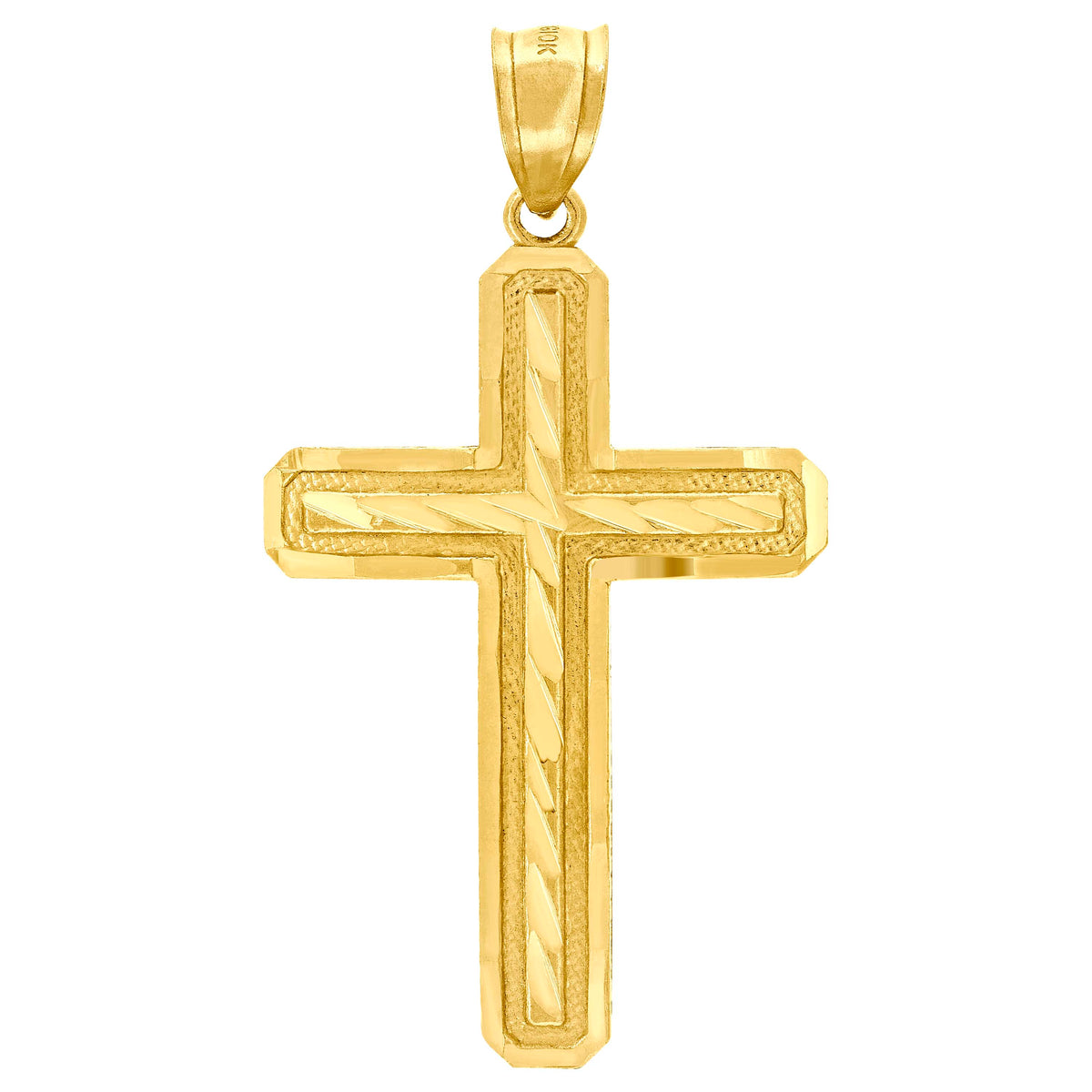 10kt Two-tone Gold Womens BELIEVE IN HEART Charm Pendant