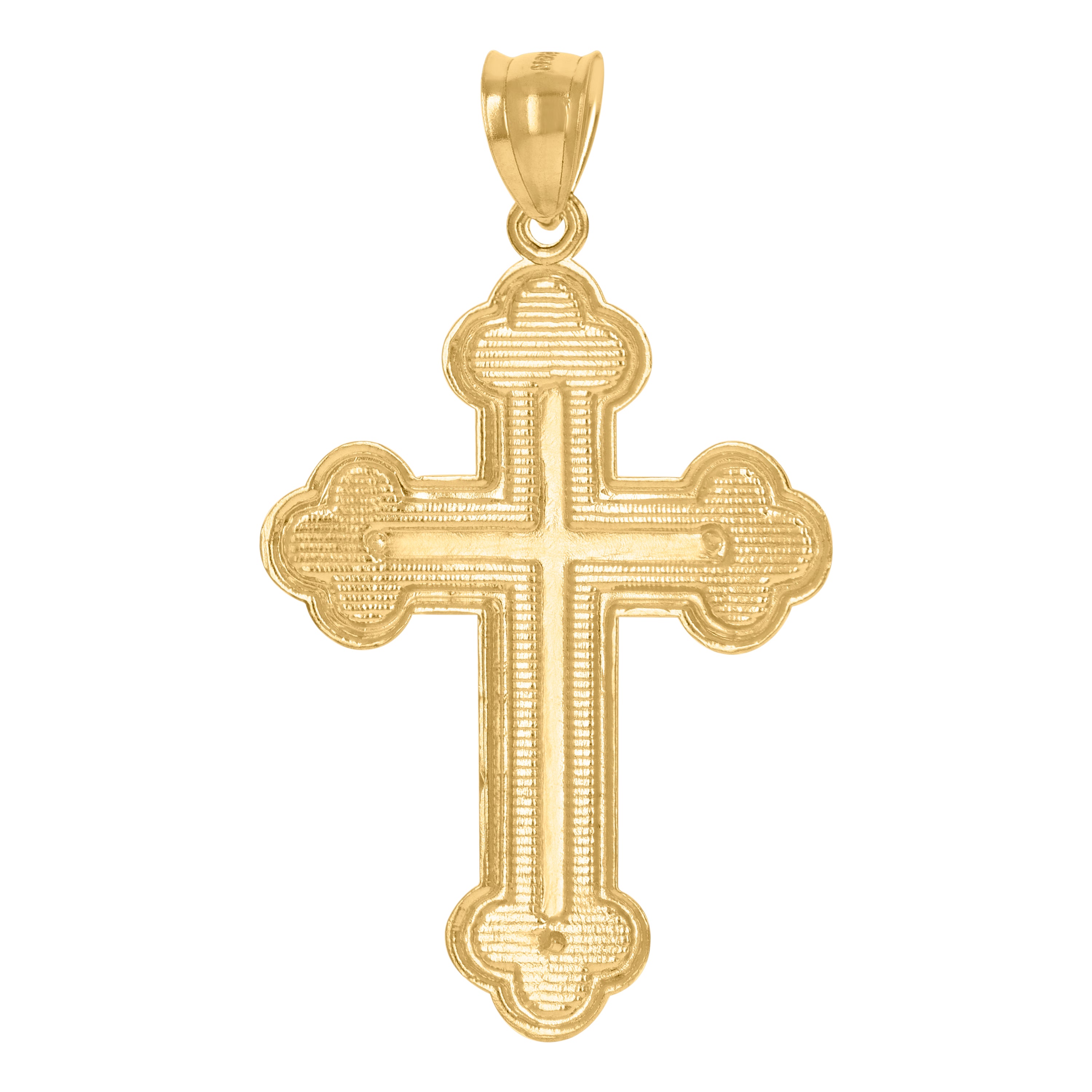 10kt Two-Tone Gold Cubic Zirconia Star Of David Religious Charm Pendant