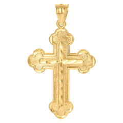 10kt Two-Tone Gold Cubic Zirconia Star Of David Religious Charm Pendant