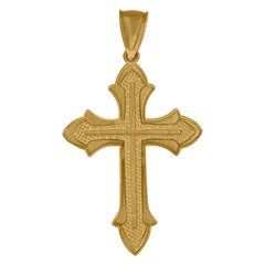 10kt Yellow Gold Mens Dollar Sign Currency Charm Pendant