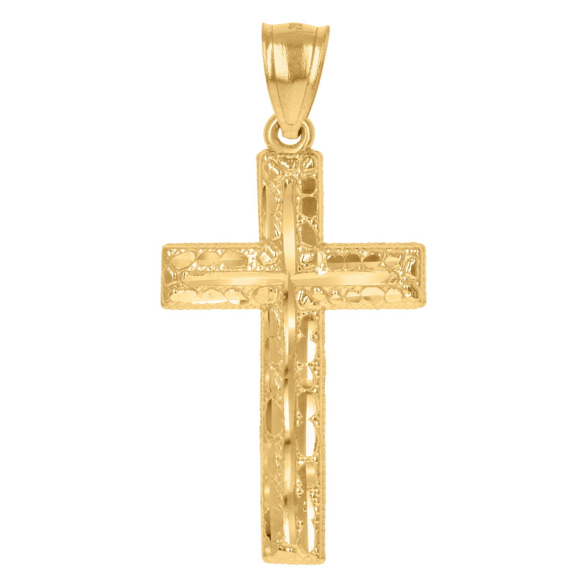 10kt Two-tone Gold Womens 7" Stampato Bracelet