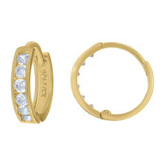 10Kt Yellow Gold Mens Cubic-Zirconia Egyptian Nefertiti Charm Pendant