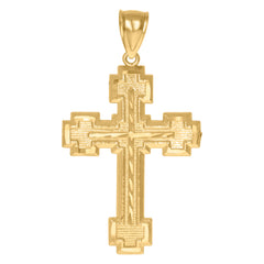 10kt Yellow Gold Mens Dollar Sign Currency Charm Pendant