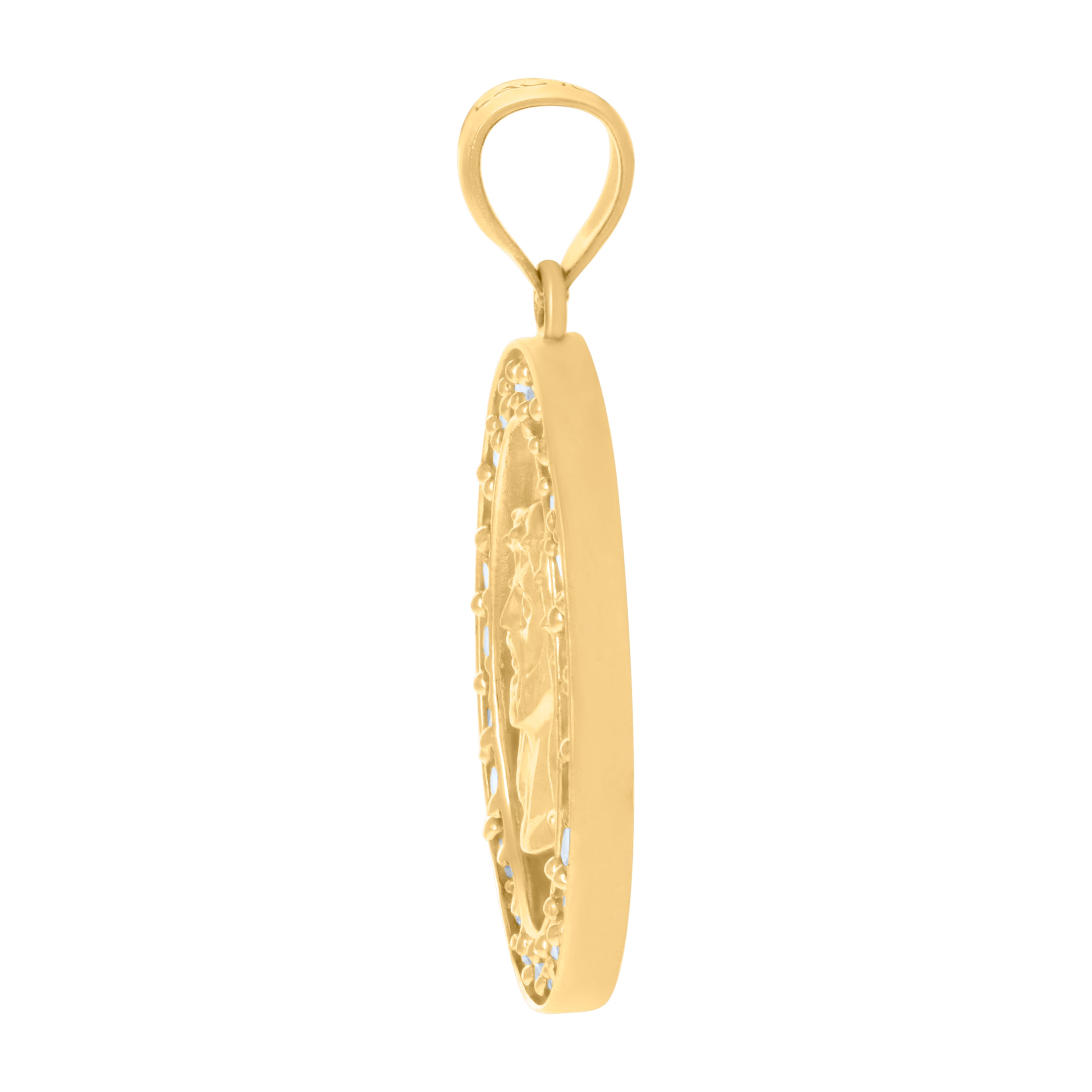 10kt Yellow Gold Mens Nugget Fashion Ring Size 8