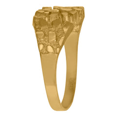 10kt Two-Tone Gold Mens Cubic-Zirconia Religious Cross Crucifix Charm Pendant