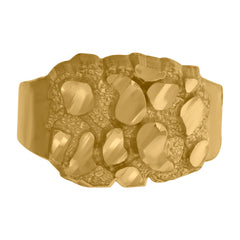 10kt Two-Tone Gold Mens Cubic-Zirconia Pharaoh Egyptian Charm Pendant