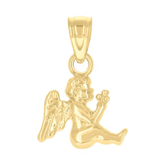10kt Yellow Gold Mens Jesus Religious Charm Pendant