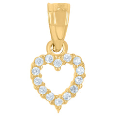 10kt Yellow Gold Mens Smile Charm Pendant