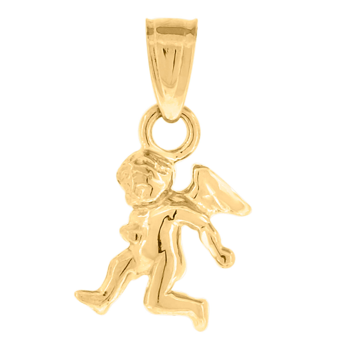 10kt Yellow Gold Mens Jesus Religious Charm Pendant
