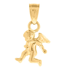 10kt Yellow Gold Mens Jesus Religious Charm Pendant