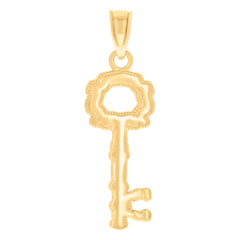 14Kt Yellow Gold Unisex Key Ht:27.2Mm Pendant Charm