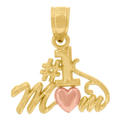 10kt Two-Tone Gold Mens Cupid Angel Religious Charm Pendant