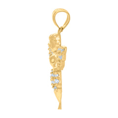 10kt Yellow Gold Mens Nugget Fashion Ring