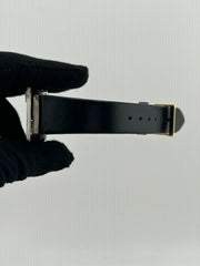 Rolex Datejust 36 Champagne Stick Dial on Generic Black Leather Strap Ref. 16013 1987