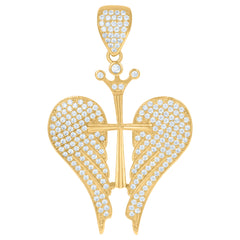 10kt Two-Tone Gold Mens Zodiac Sign Leo Lion Head Charm Pendant