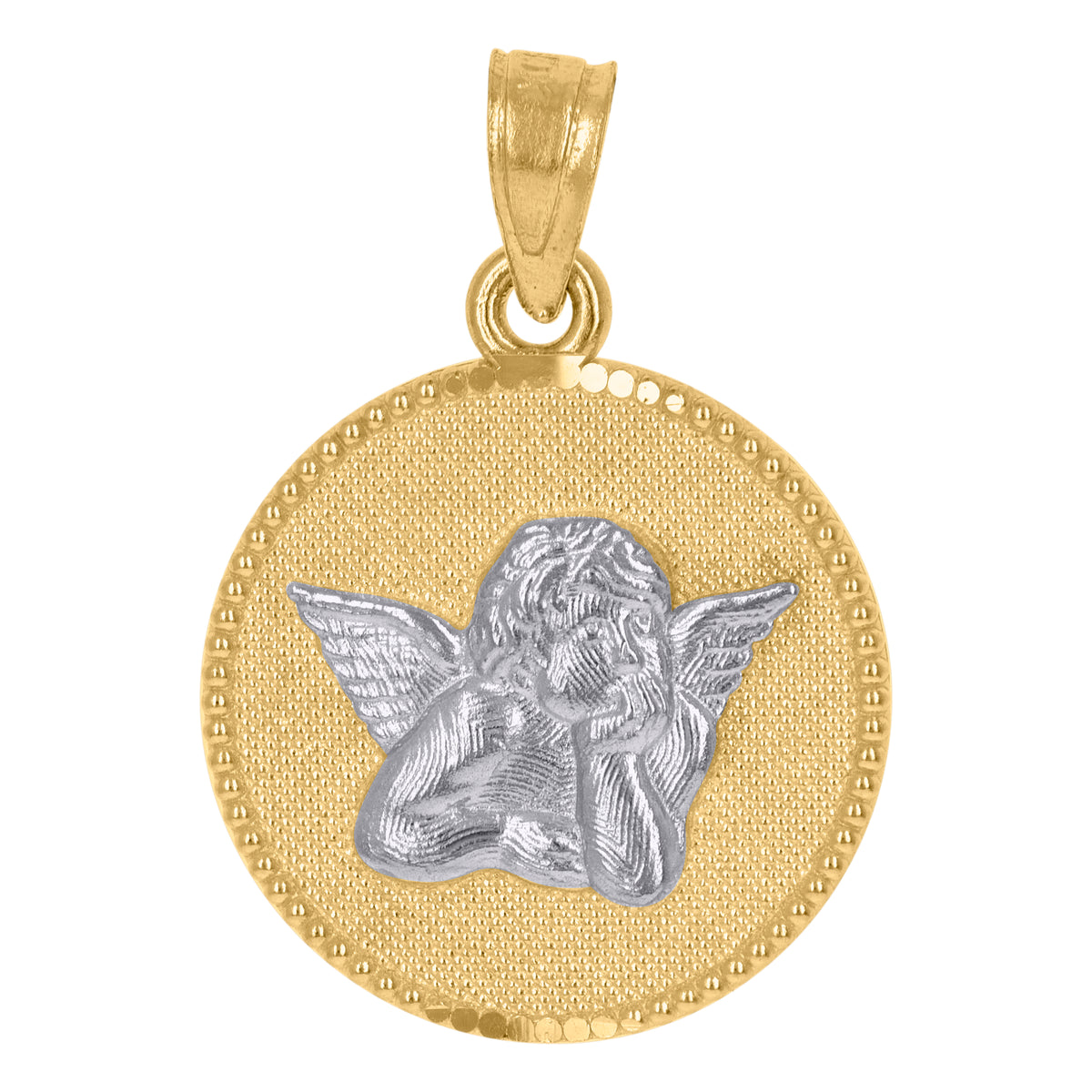 10kt Yellow Gold Mens Last Supper Religious Charm Pendant