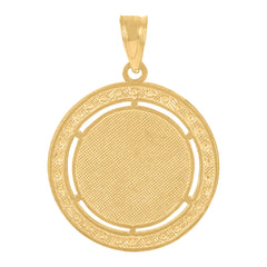 10Kt Two-Tone Gold Mens Masonic Signet Ring