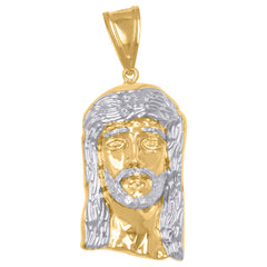 10kt Yellow Gold Mens Fashion Marijuana Leaf Charm Pendant