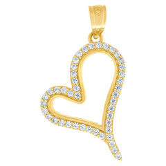 10kt Yellow Gold Mens Nefertiti Egyptian Charm Pendant