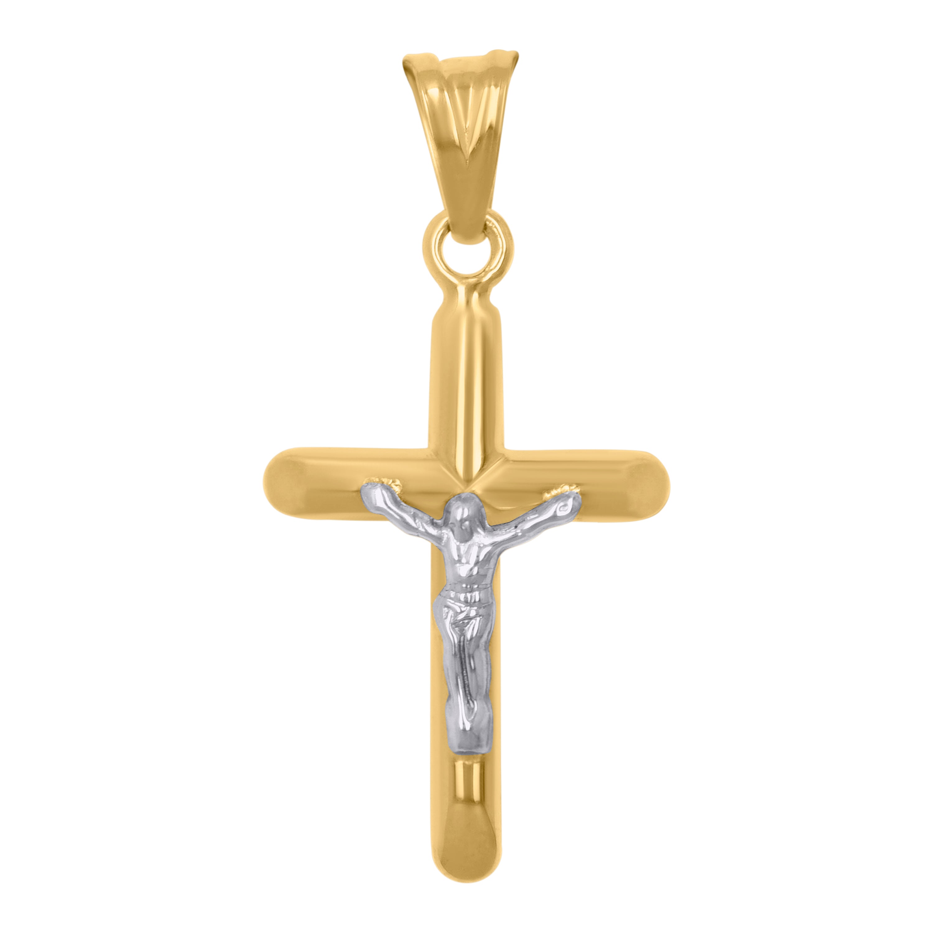 10kt Two-Tone Gold Mens Playing Cards Gambling Fashion Charm Pendant
