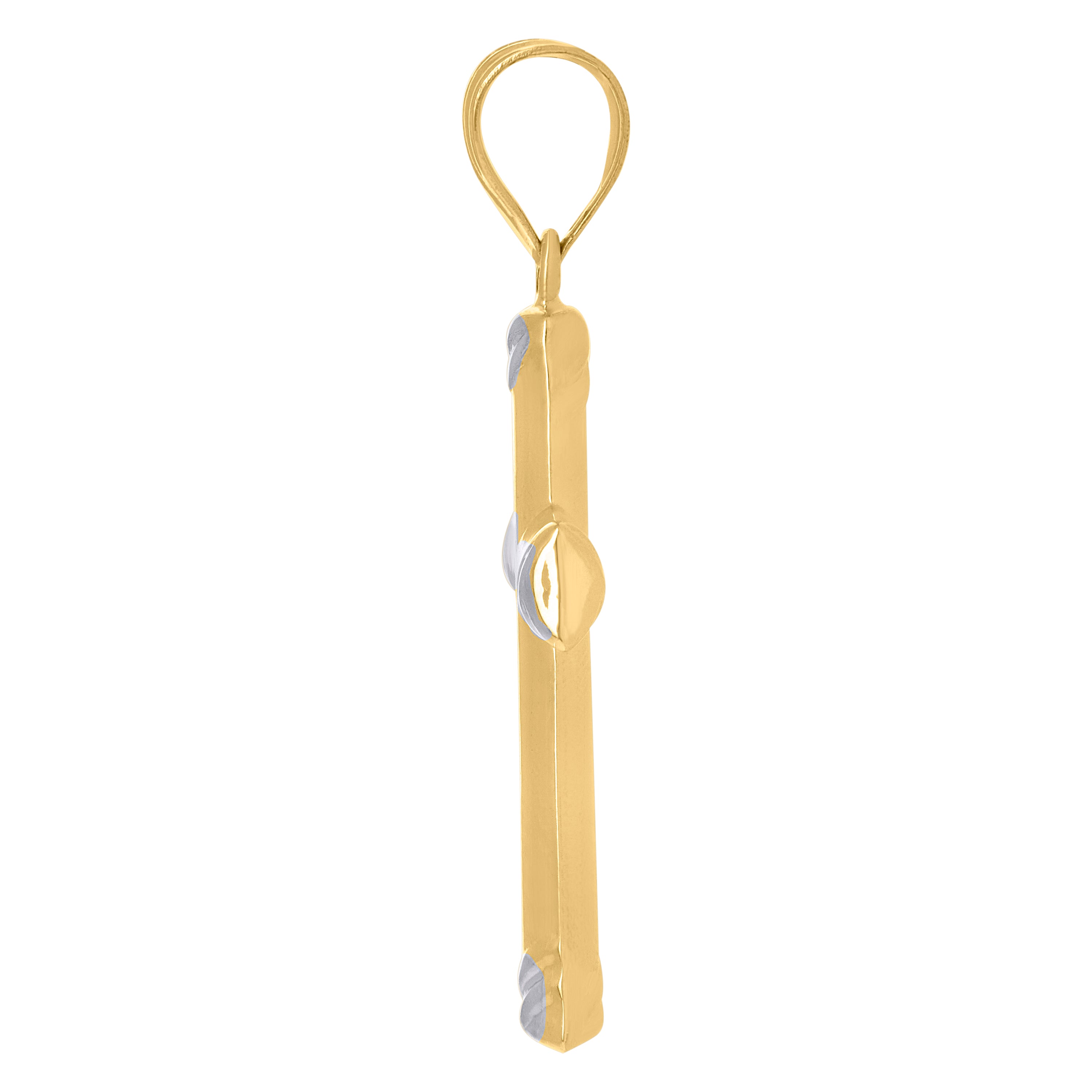 10kt Two-tone Gold His & Hers Cubic-Zirconia Greek Key Trio Ring Set