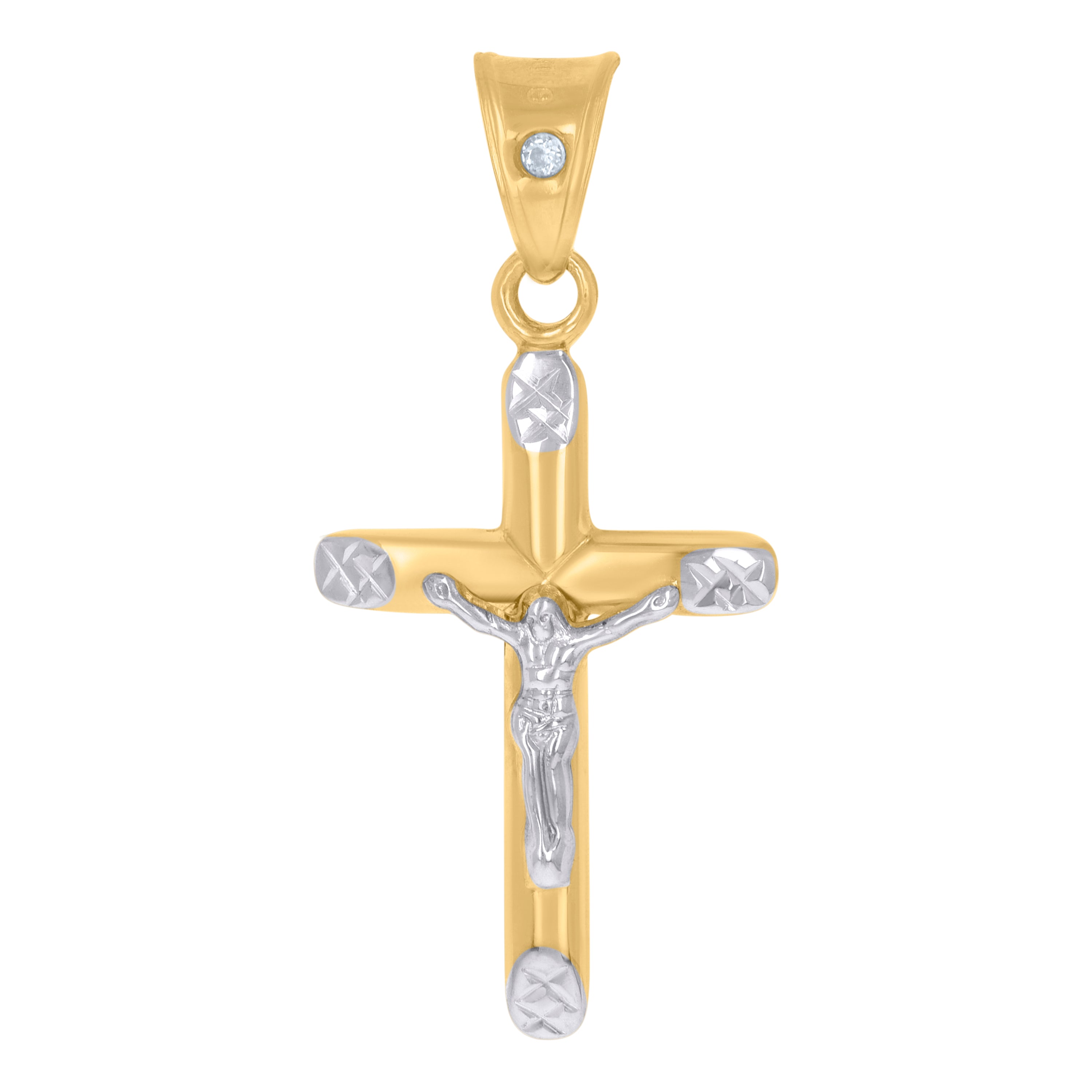 10kt Two-tone Gold Mens Medusa Egyptian Fashion Charm Pendant