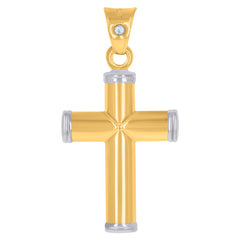 10kt Two-tone Gold His & Hers Cubic-Zirconia Trio Ring Set