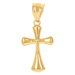 10kt Gold Two-Tone Cubic-Zirconia Womens Heart Charm Pendant