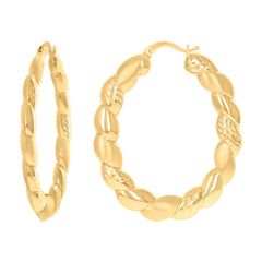 10Kt Yellow Gold Mens Cubic-Zirconia Egyptian Nefertiti Ankh Charm Pendant