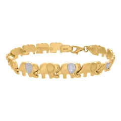 10kt Two-Tone Gold Womens Baguette Cubic-Zirconia Textured Twisted Hoops Huggies Earrings
