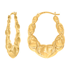 10kt Yellow Gold Mens Cubic-Zirconia Crown Fashion Charm Pendant