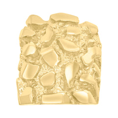 10kt Gold Womens Two-Tone CZ Heart Band Ring